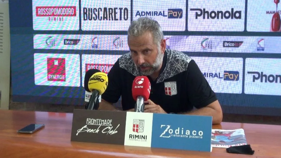 Marco Gaburro, allenatore del Rimini