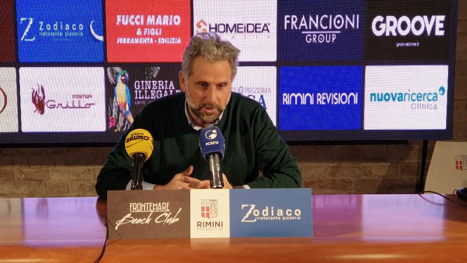 Marco Gaburro, allenatore Rimini F.C.