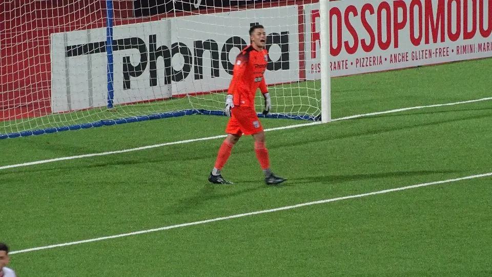Cesare Galeotti, portiere del Rimini F.C.