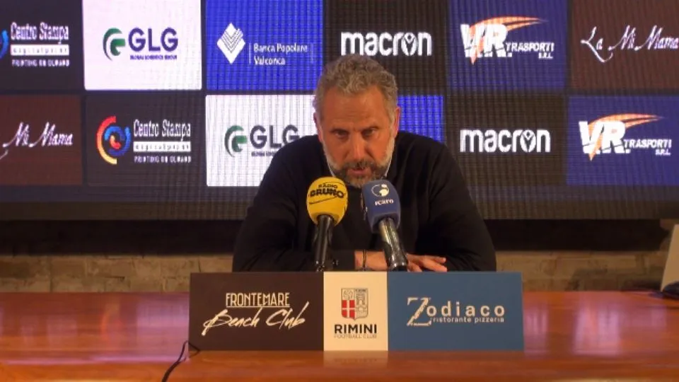 Marco Gaburro, allenatore Rimini F.C.
