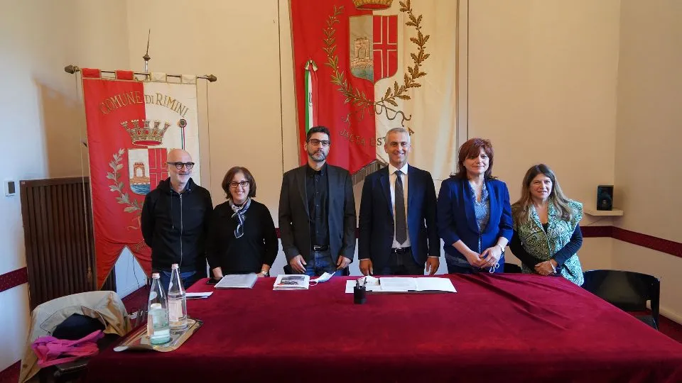 il sindaco con la squadra della cultura al completo