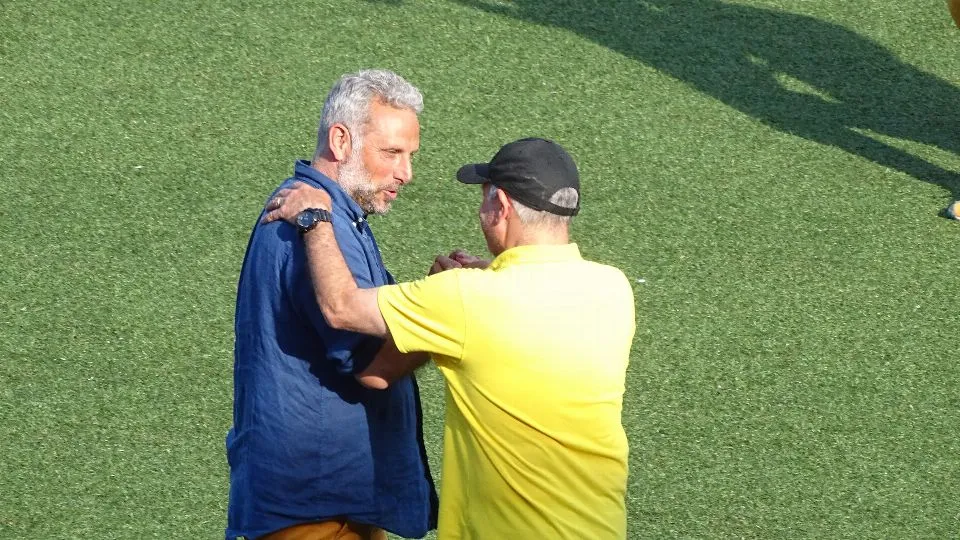Marco Gaburro saluta mister Pagliari
