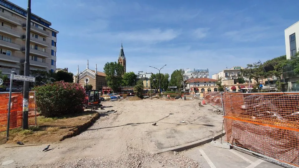 il cantiere dopo la rimozione
