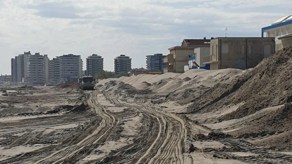 la spiaggia di Misano