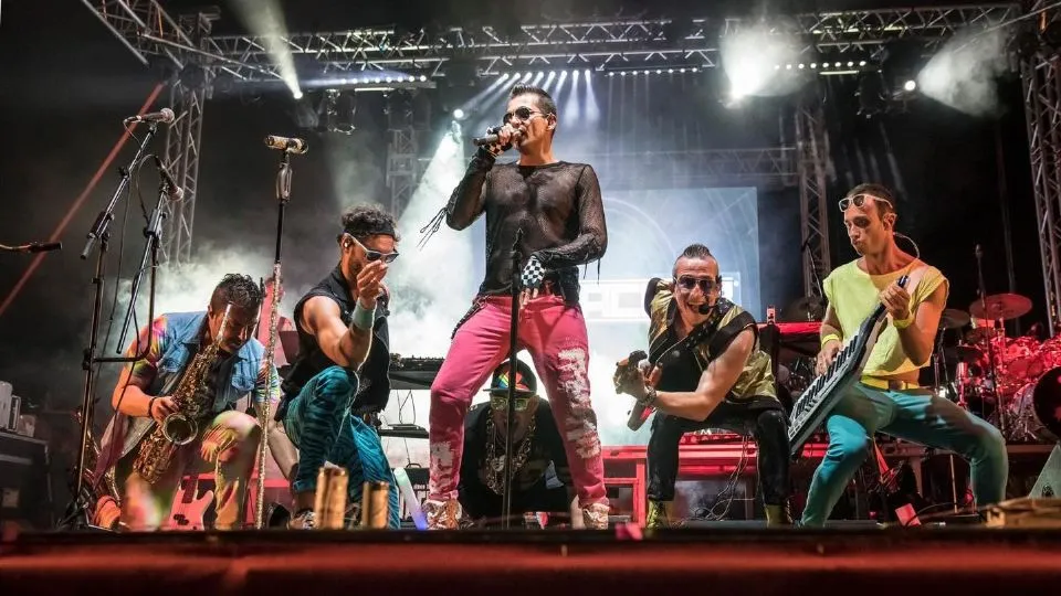 I Moka Club sul palco
