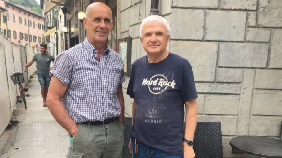 Il ds Bartoli e il presidente Melini