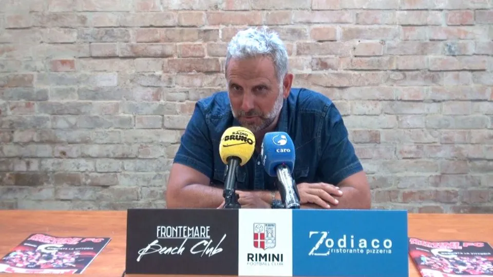 Marco Gaburro, allenatore del Rimini F.C.