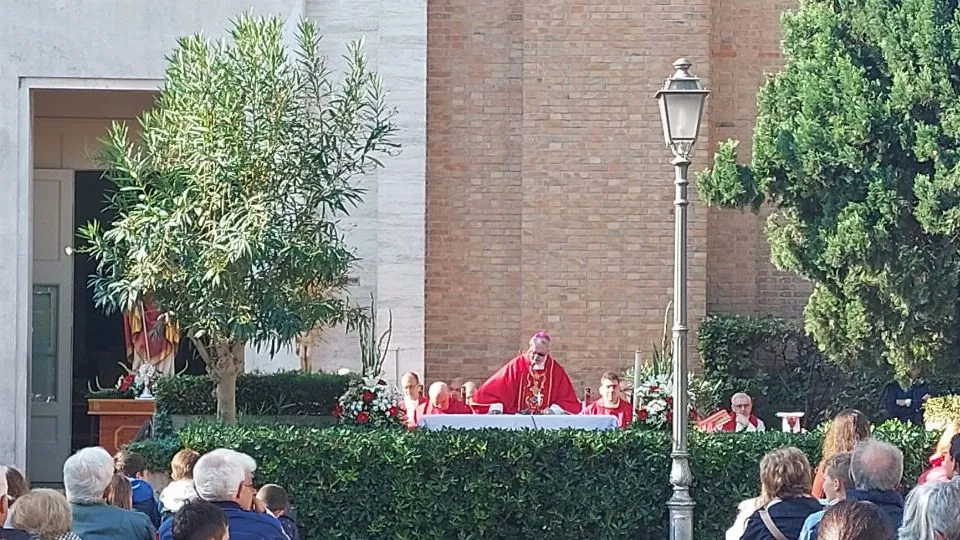 la celebrazione nella parrocchia di San Gaudenzo