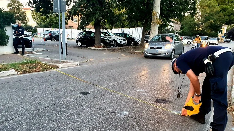 i rilievi della polizia Locale
