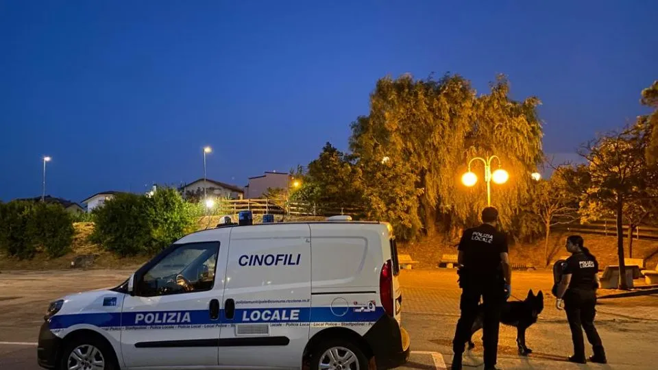 i controlli dell’Unità cinofila a Riccione
