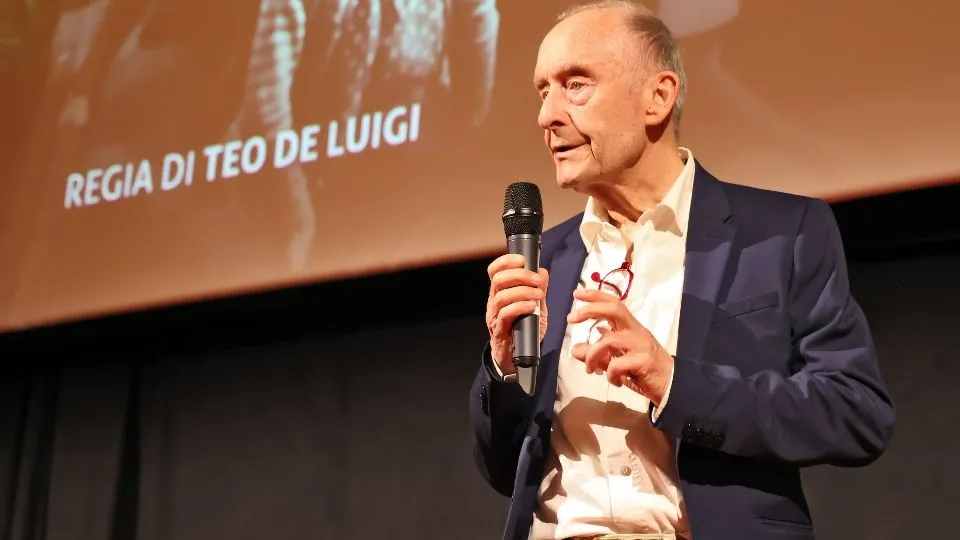 Il regista Teo De Luigi alla prima del Fulgor del 9 maggio 2022