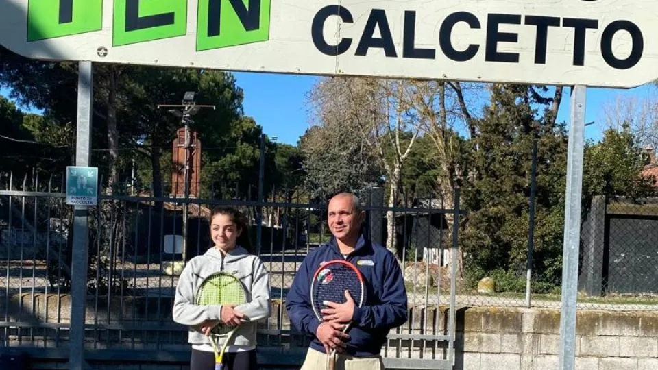 Sveva Azzurra Pansica con Christian Rosti