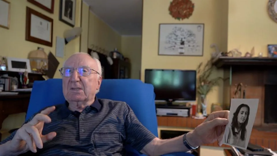 prof Renato Di Nubila con la foto di Flavia Casadei