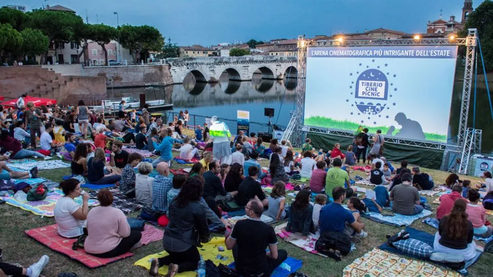 il cinepicnic al Tiberio foto Gervasoni