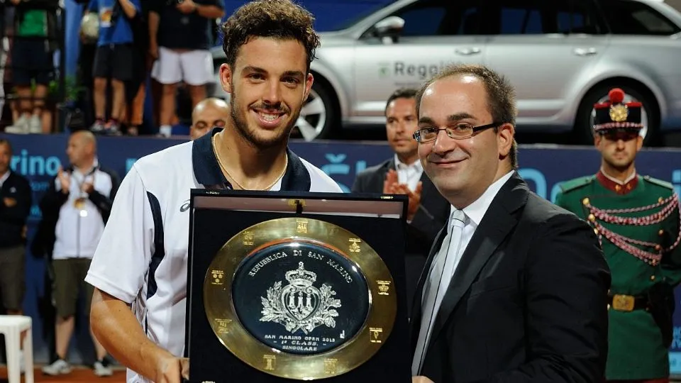 Marco Cecchinato, vincitore nel 2013 del suo primo titolo challenger proprio a San Marino (foto MW)
