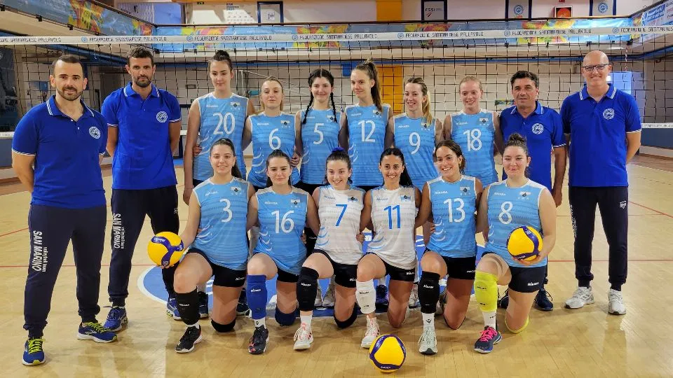 La nazionale femminile di San Marino.