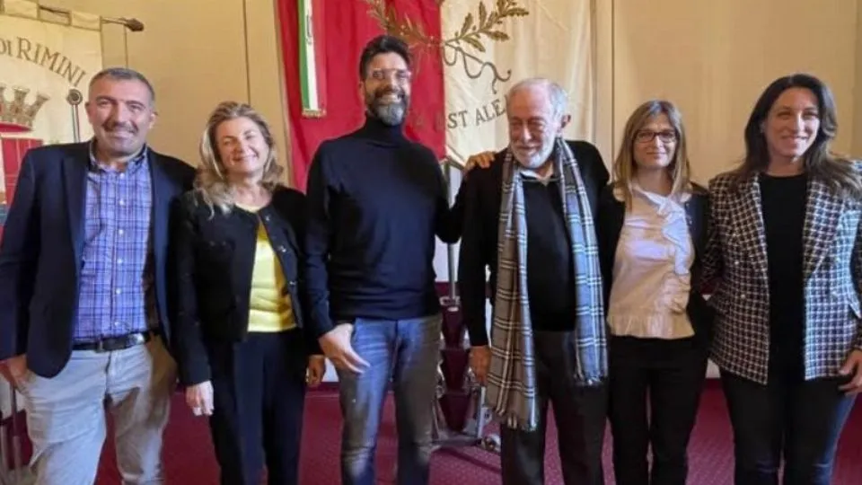 foto di gruppo in conferenza stampa