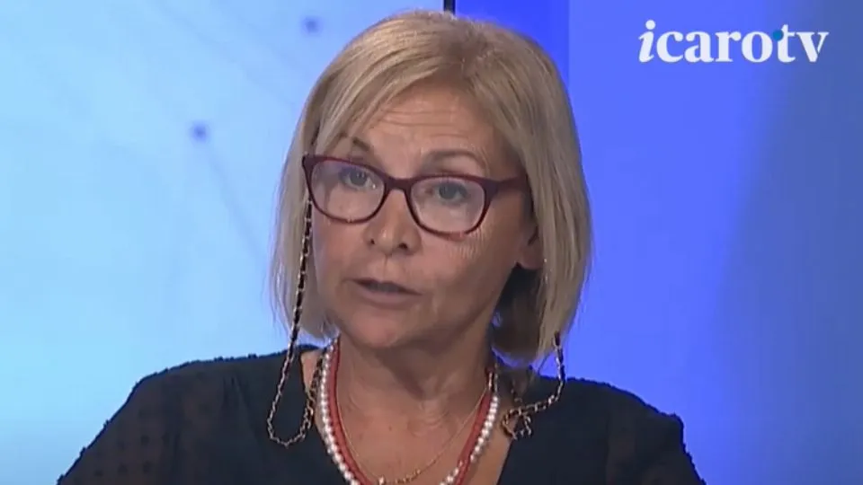 Marta Farolfi negli studi di Icaro TV