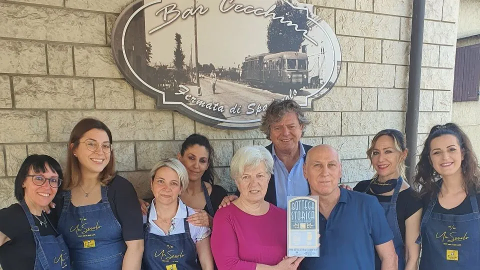 la famiglia del Bar Cecchini