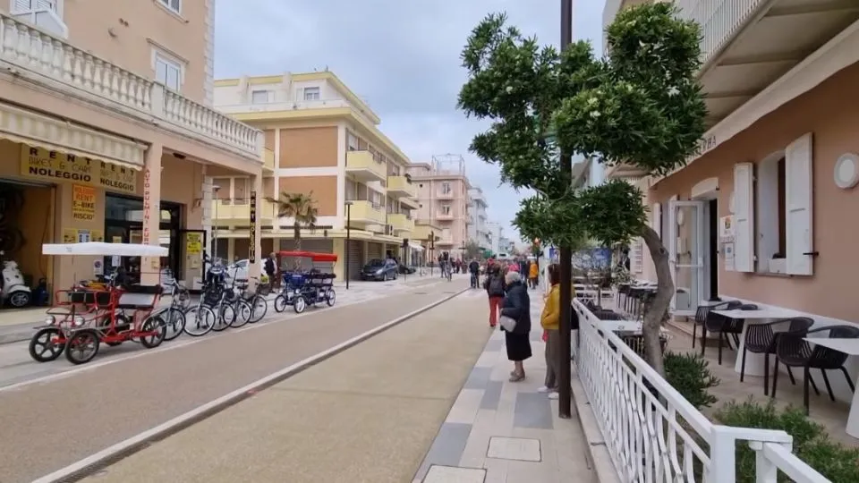 il lungomare di Viserba