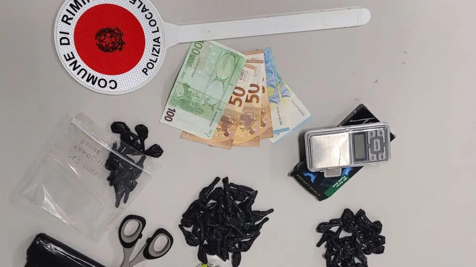 il materiale sequestrato
