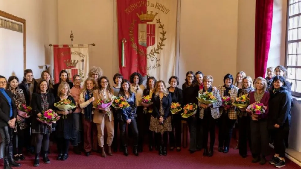 foto di gruppo alla premiazione