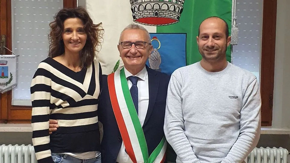 la giunta di Gemmano al completo
