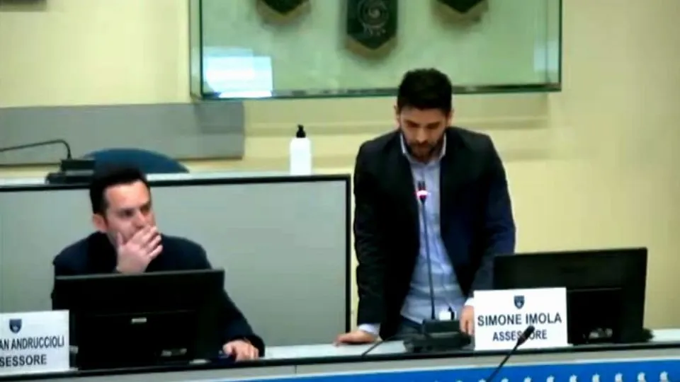 un momento della seduta