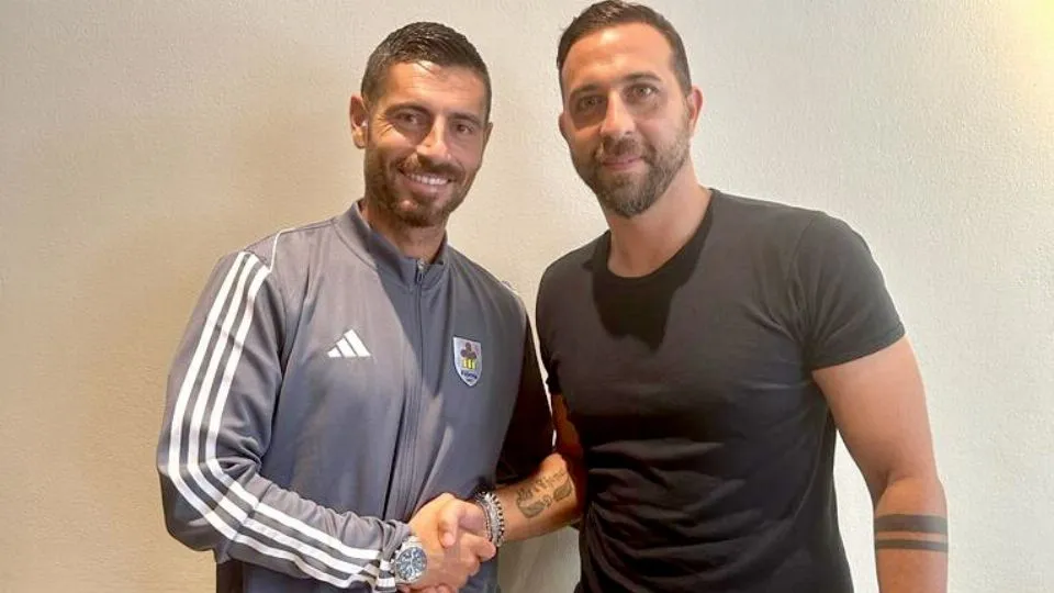 Ambrosini e il team manager Luca Bonifazi