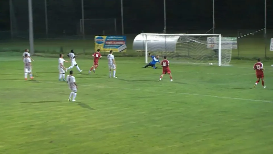 Il gol di Accursi che sblocca la partita