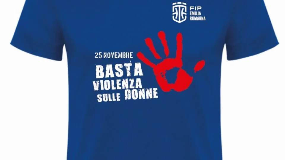Maglia che verrà indossata il 25 novembre