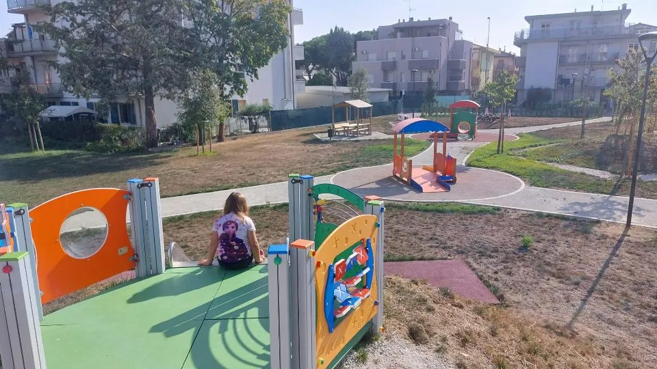 il nuovo parco inclusivo di via Rodriguez
