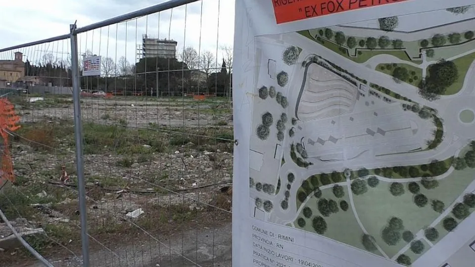 il cantiere dell’area Fox