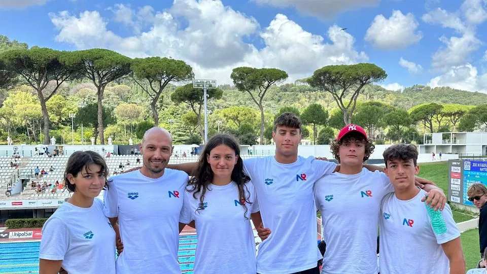 I nuotatori della Polisportiva Riccione
