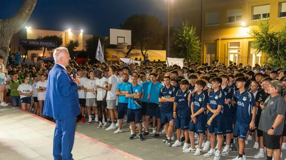Il presidente Bosio all’EuroCamp