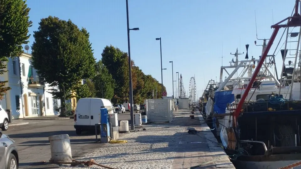 banchine riqualificate al porto di Rimini