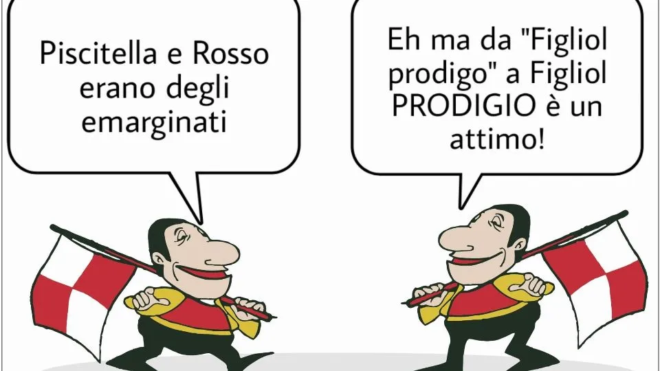 La vignetta di Baio dopo Rimini-Pontedera 1-1