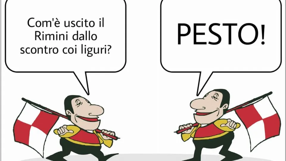La vignetta di Baio dopo Rimini-Virtus Entella 1-4