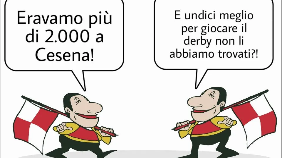 La vignetta di Baio dopo Cesena-Rimini 5-2