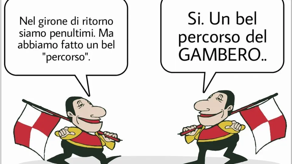 La vignetta di Baio dopo Rimini-Recanatese 1-2