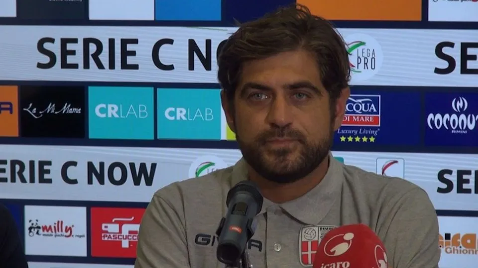 Alessandro Brocchini, allenatore della Primavera del Rimini