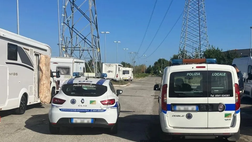 l’intervento della Polizia Locale