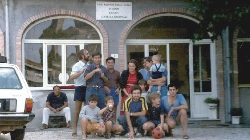 foto d’epoca della casa