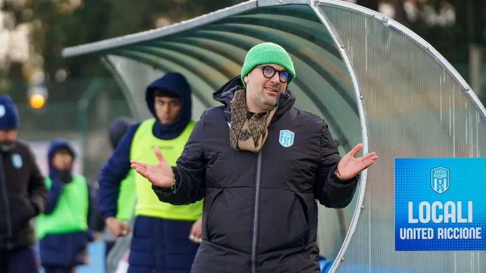 Il presidente dello United Riccione, Pasquale Cassese