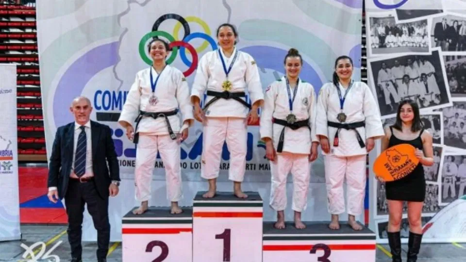 Caterina Mazzotti sul podio