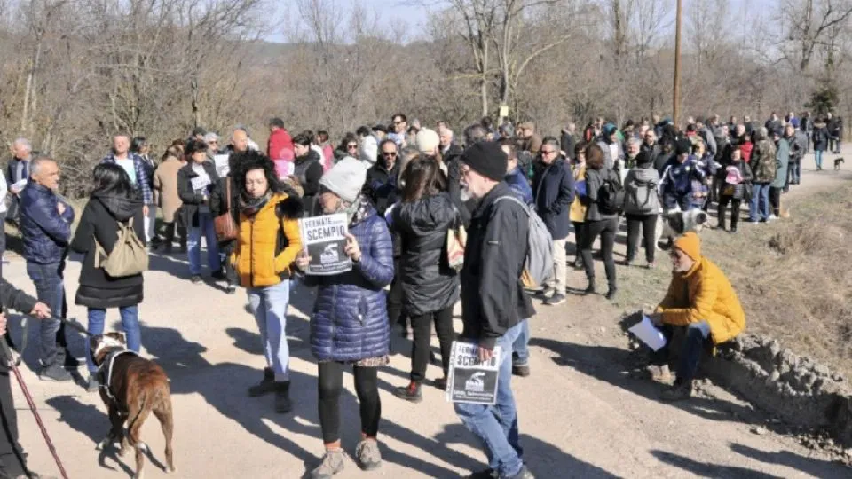 una manifestazione del Comitato