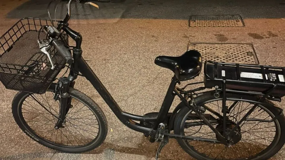 una delle bici recuperate
