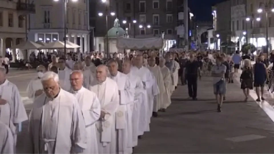 una processione del Corpus Domini
