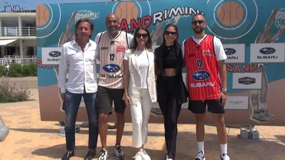 Carlton e Joel Myers insieme ai famigliari di Sandro Bucchi