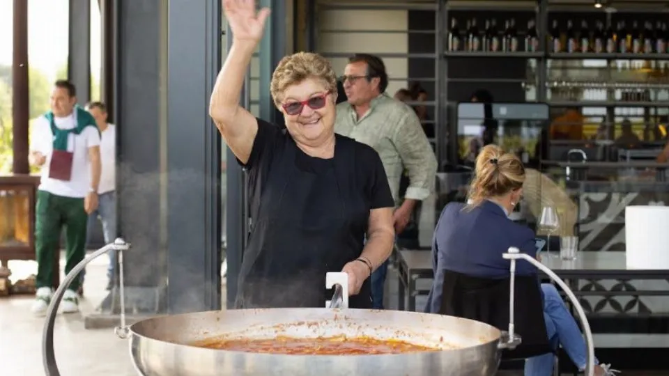 Loredana Ottaviani e la sua seppia coi piselli